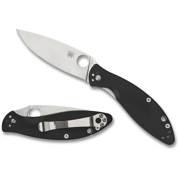Spyderco 2024 Spyderco, Reveal V4, Astute, G-10 Black, Plain Edge SPY-C252GP - main